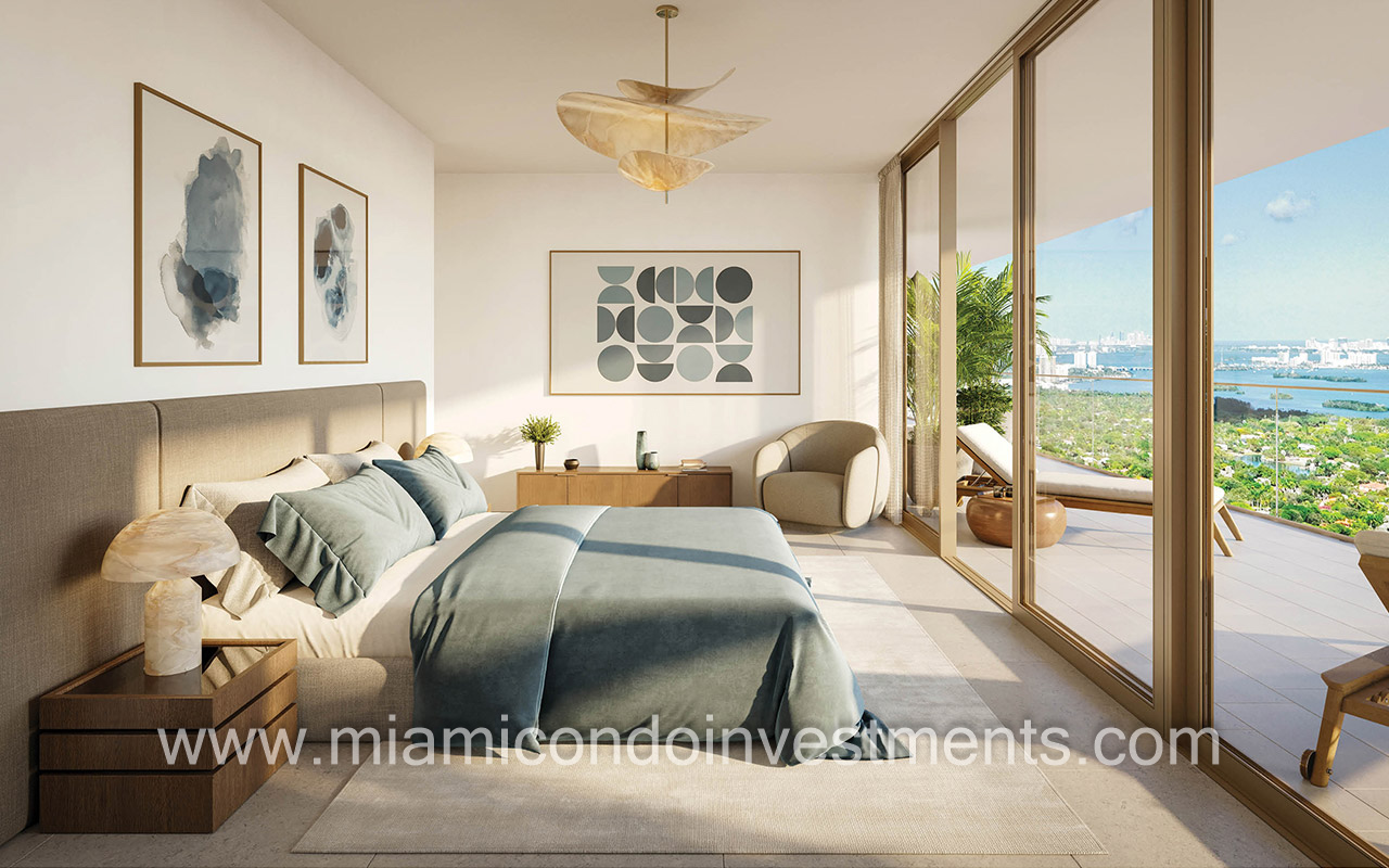 Miami Tropic primary bedroom