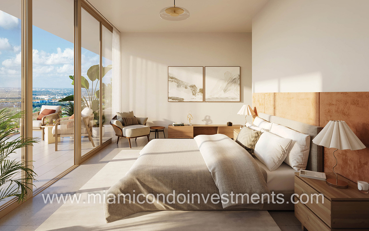 Miami Tropic primary bedroom 2