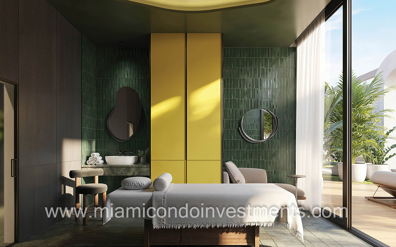 Miami Tropic spa treatment room