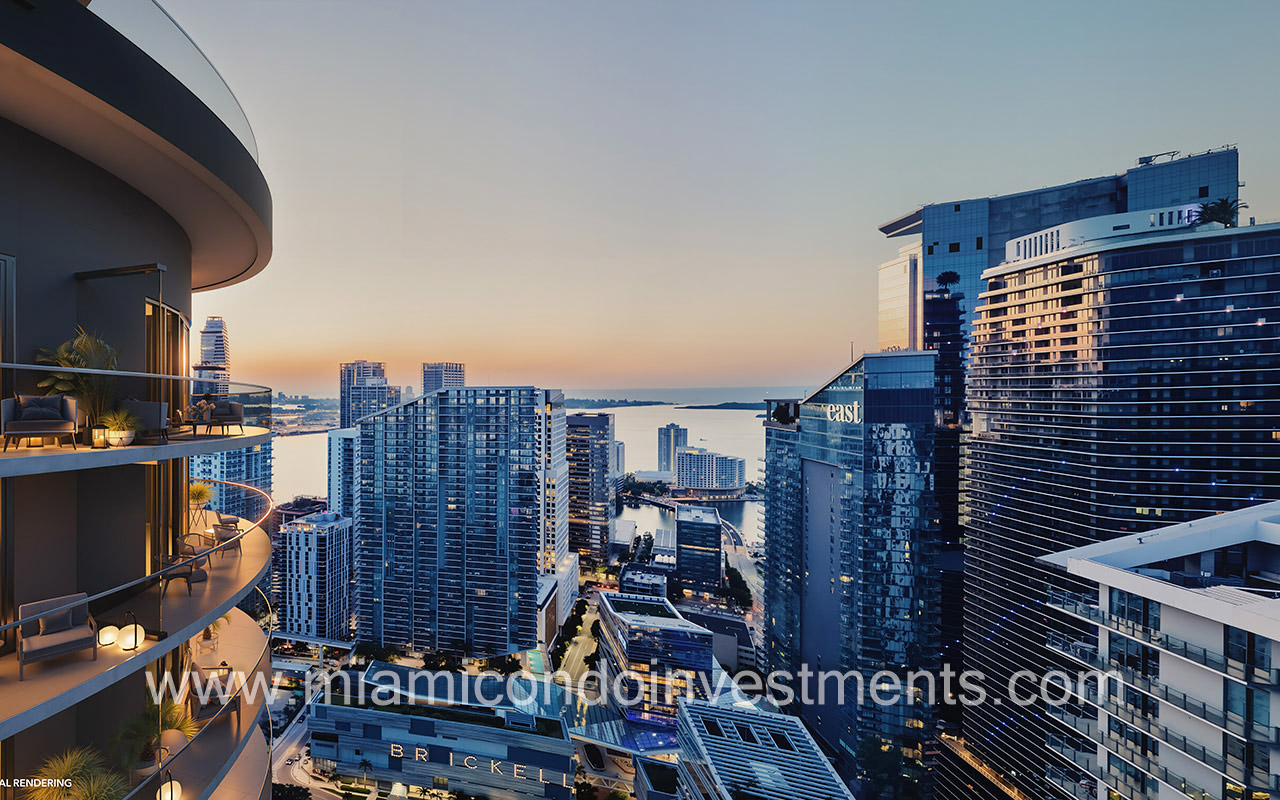 views from The Standard Residences Brickell
