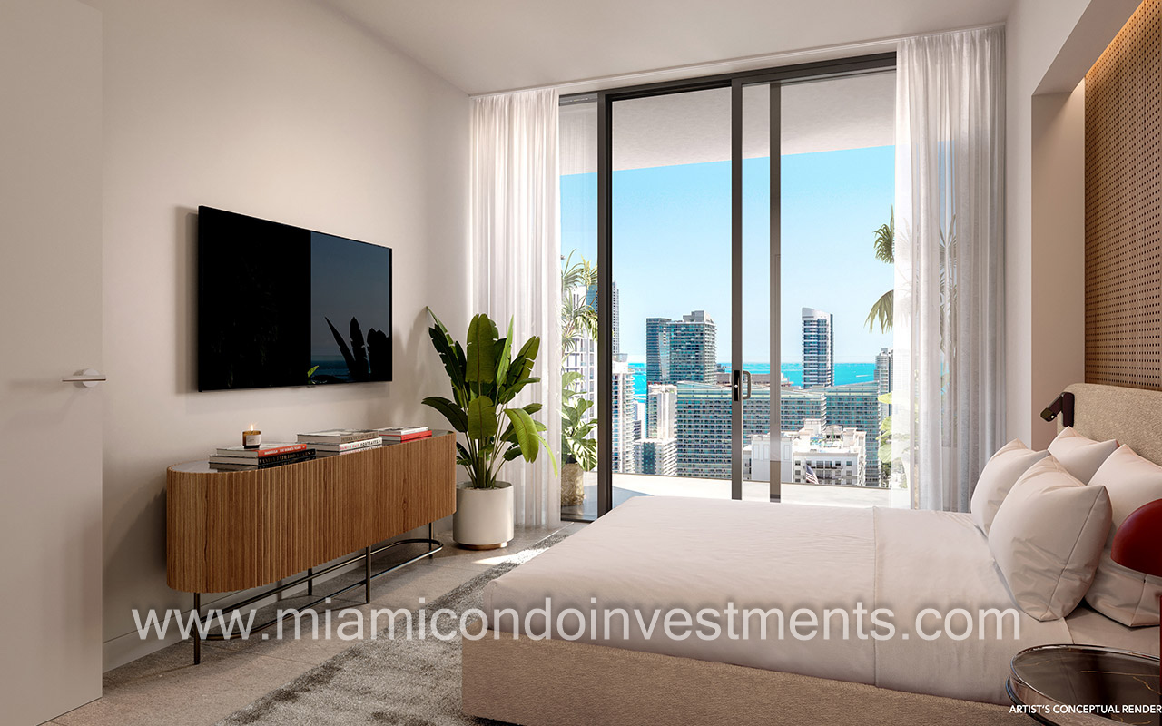 The Standard Residences Brickell bedroom