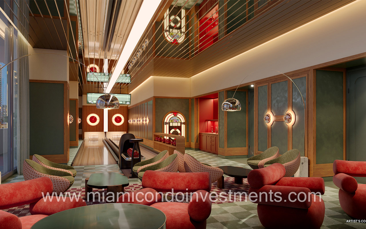 The Standard Residences Brickell bowling