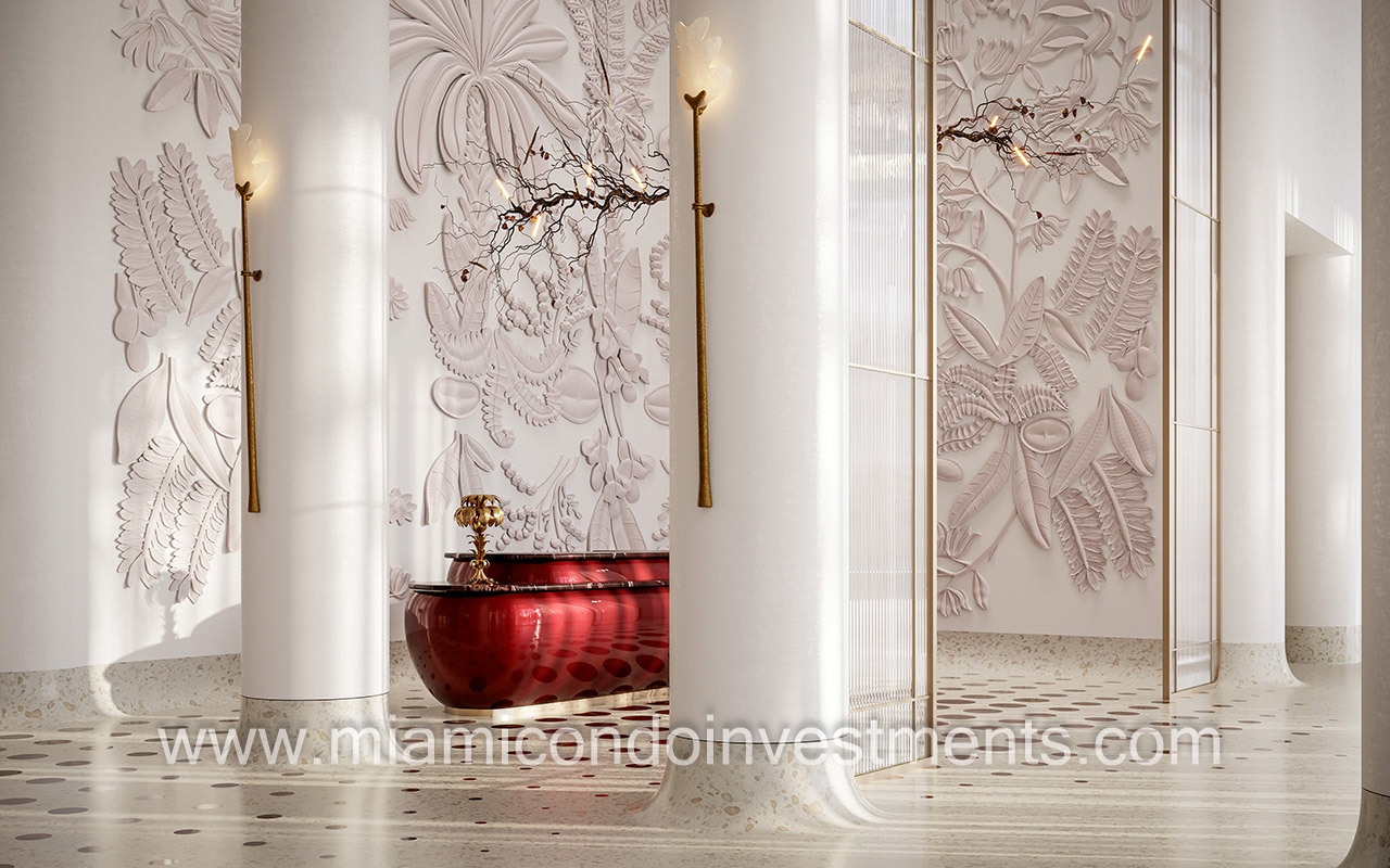 Faena Residences Miami cathedral reception