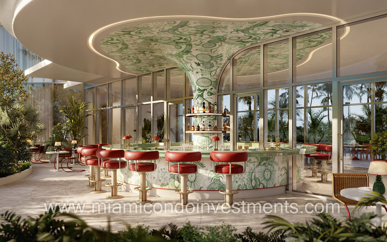 Faena Residences Miami juice bar