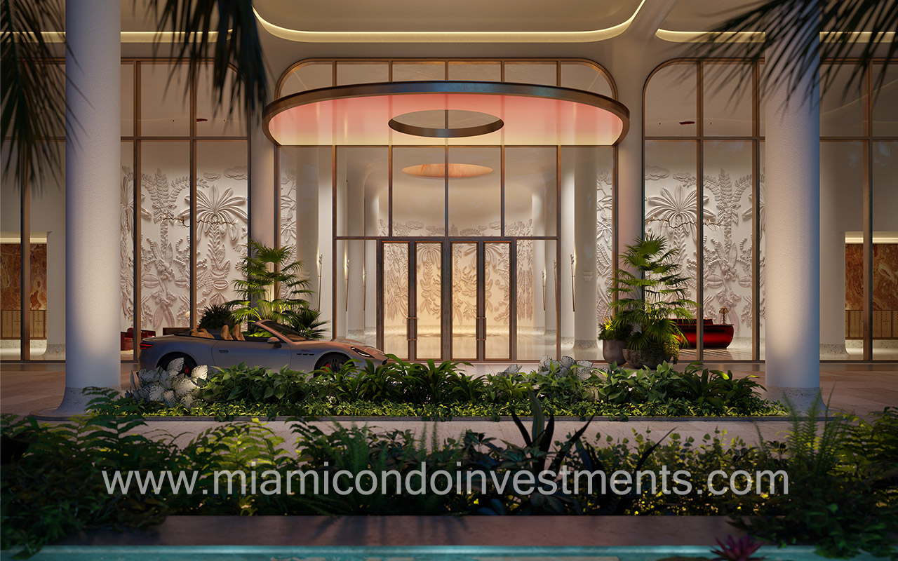 Faena Residences Miami porte-cochere