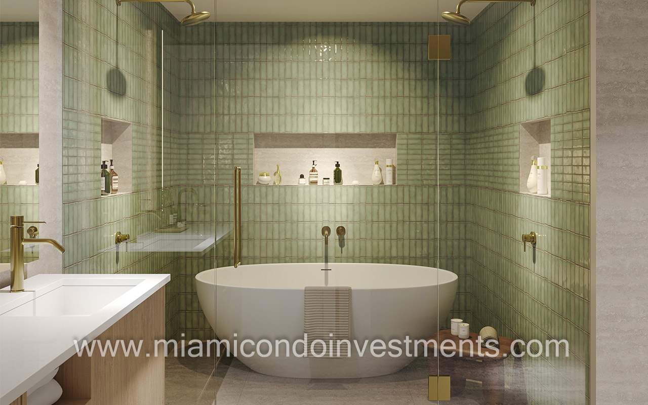 Midtown Park Residences primary bathroom