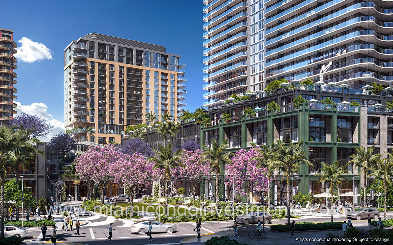 Midtown Park shops and restaurants