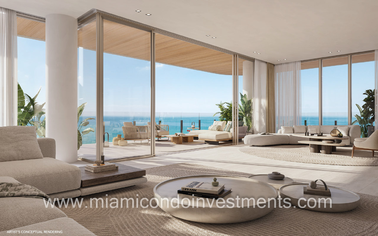 Ocean House Surfside living room