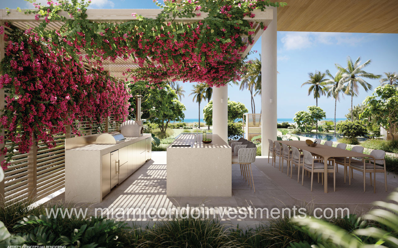 Ocean House Surfside outdoor kitchen
