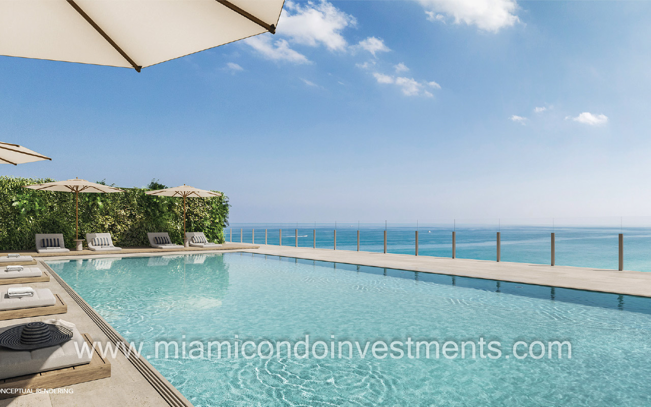 Ocean House Surfside rooftop pool