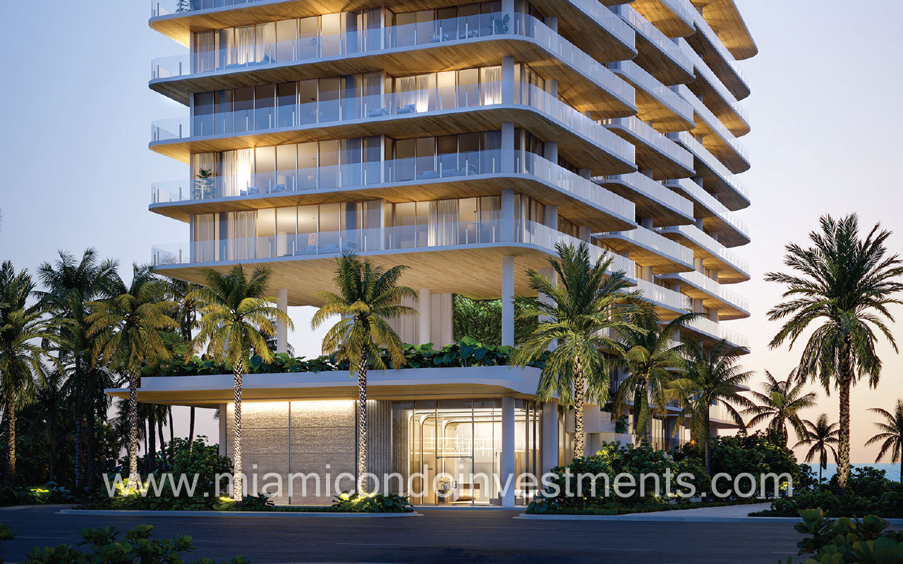 Ocean House Surfside dusk view