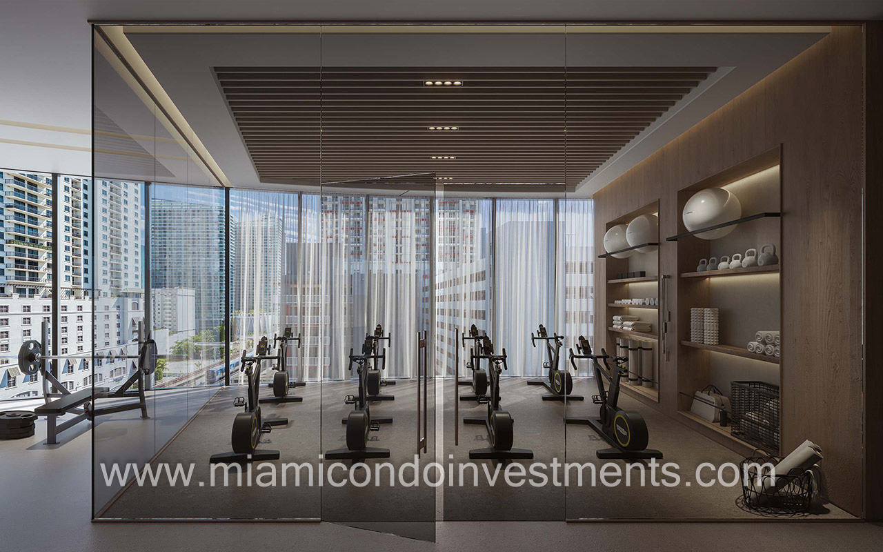 One Twenty Brickell spin studio