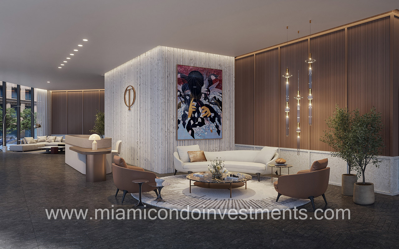 One Twenty Brickell lobby