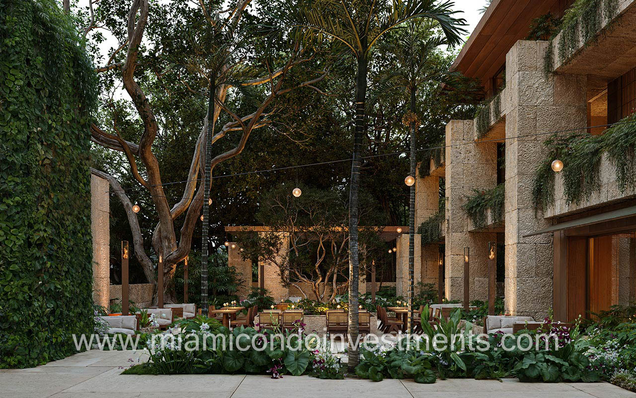 Ziggurat outdoor restaurant