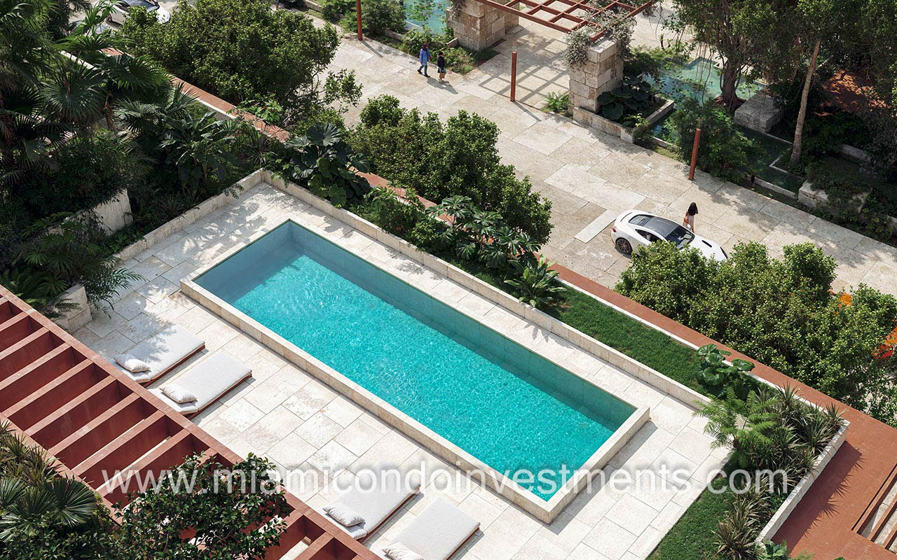 Ziggurat swimming pool