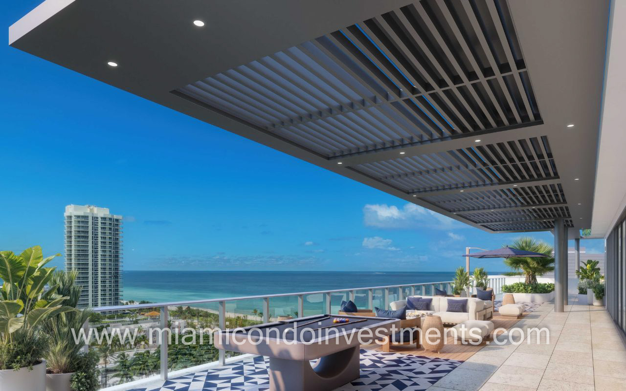 7200 Collins rooftop terrace