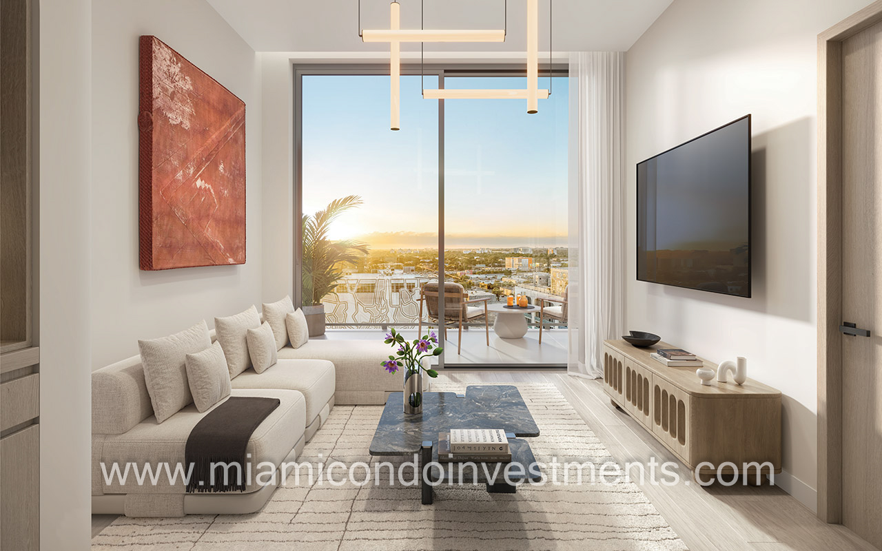 26th & 2nd Wynwood living room