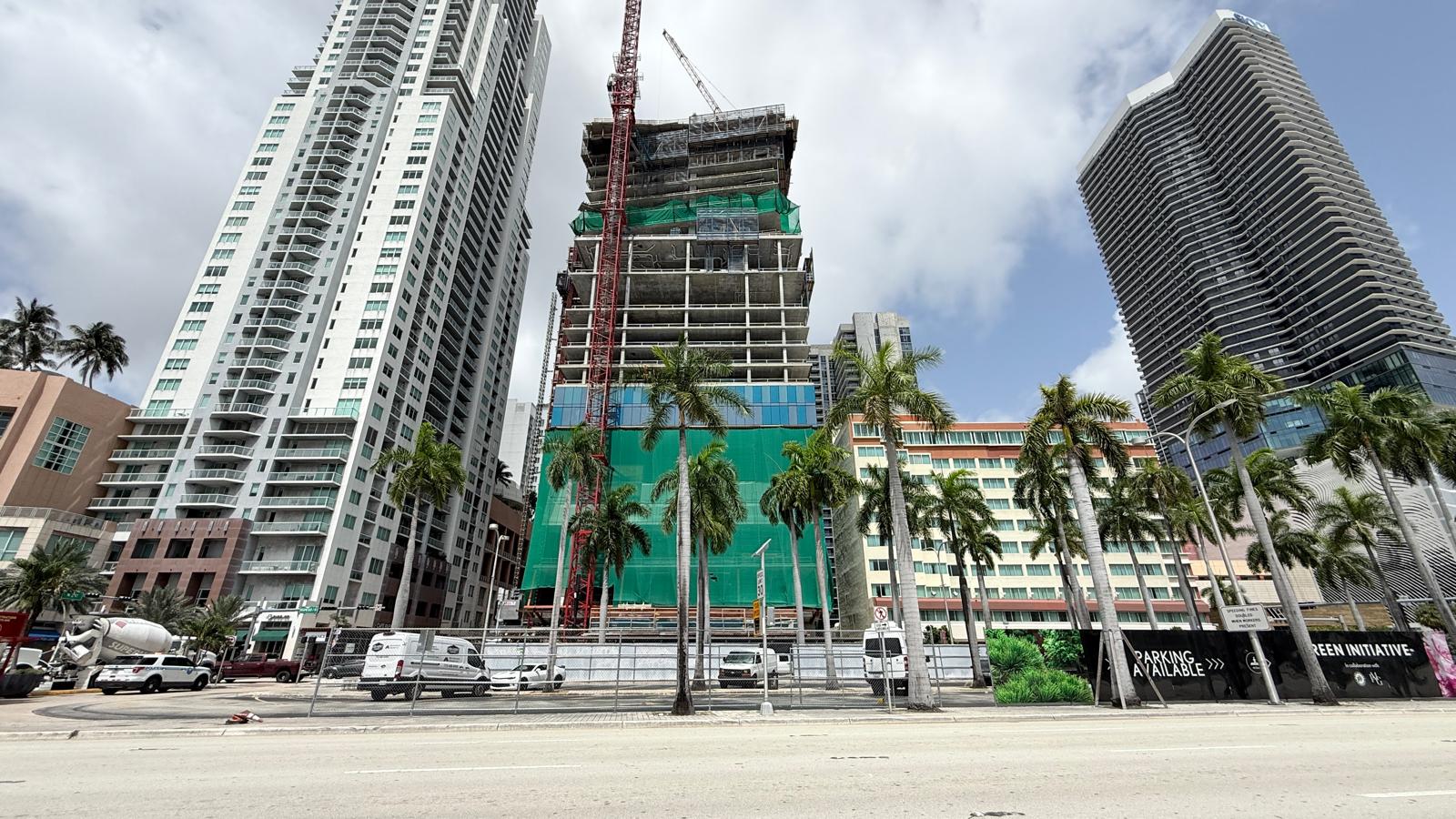 Waldorf Astoria Residences Miami construction