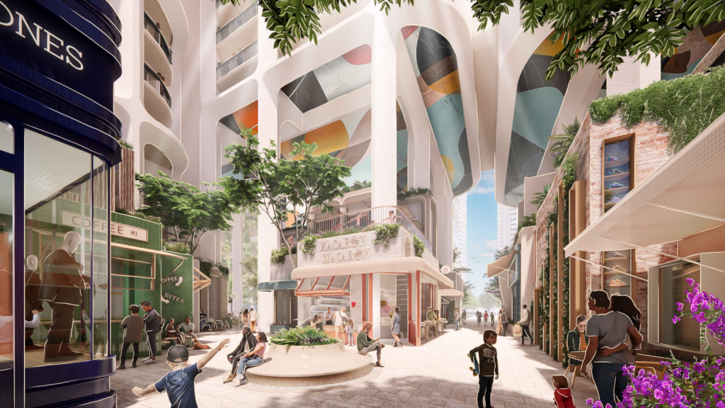 Sunset Place rendering by Heatherwick Studio 3