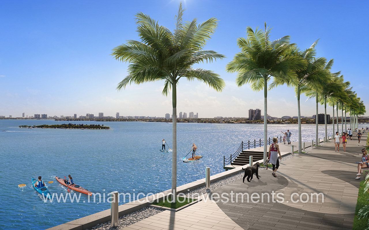Aria Reserve Miami baywalk with watersports