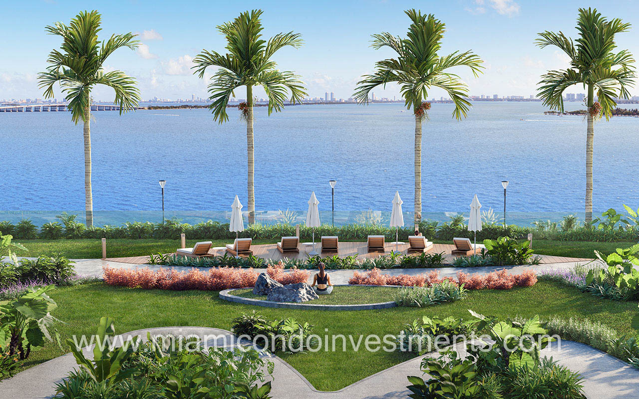 Aria Reserve Miami meditation garden