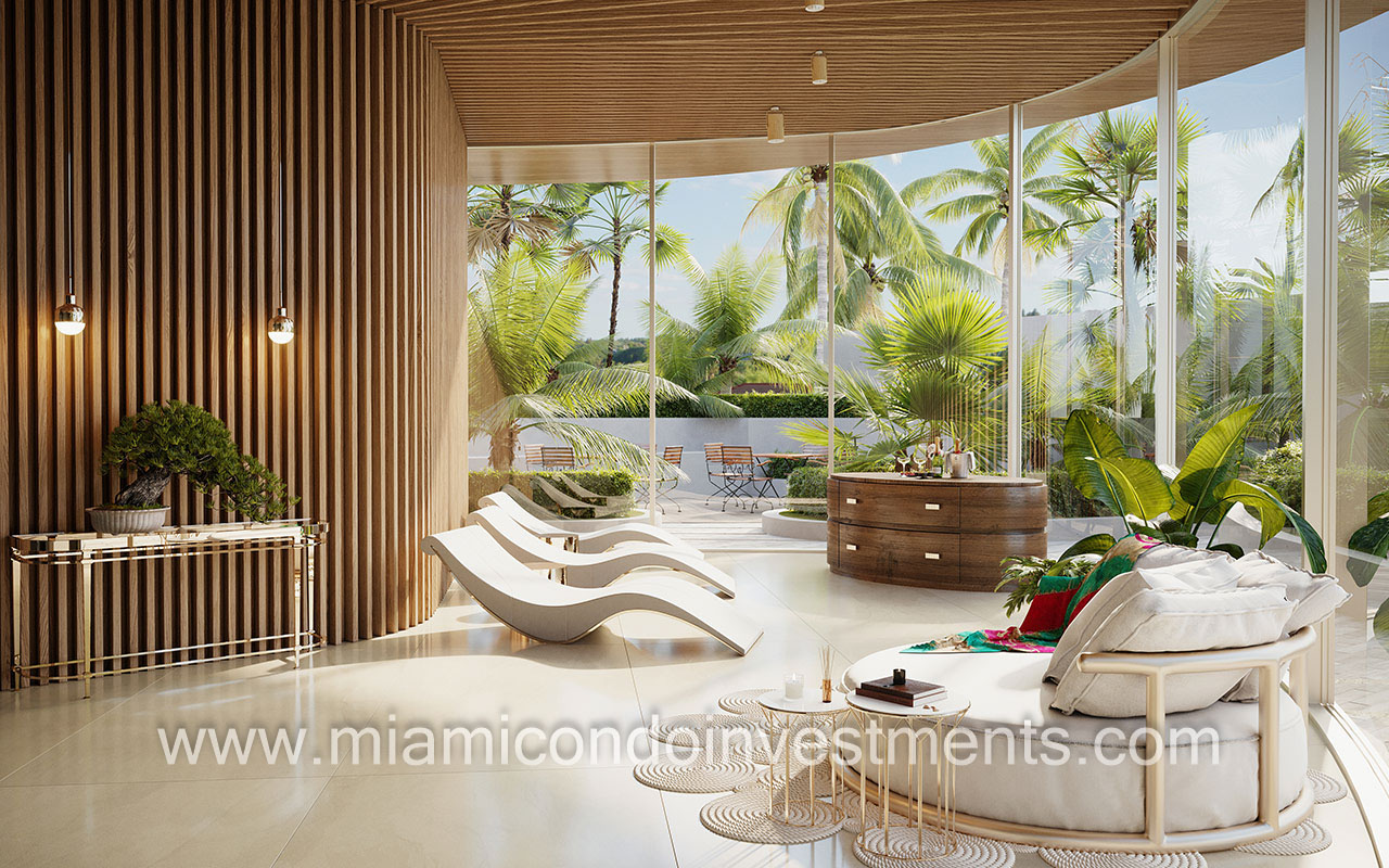 Aria Reserve Miami spa relaxation area