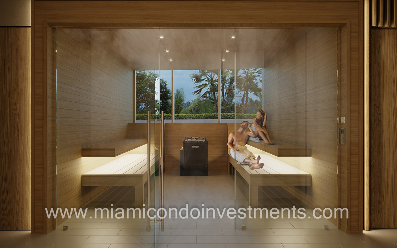 Aria Reserve Miami sauna