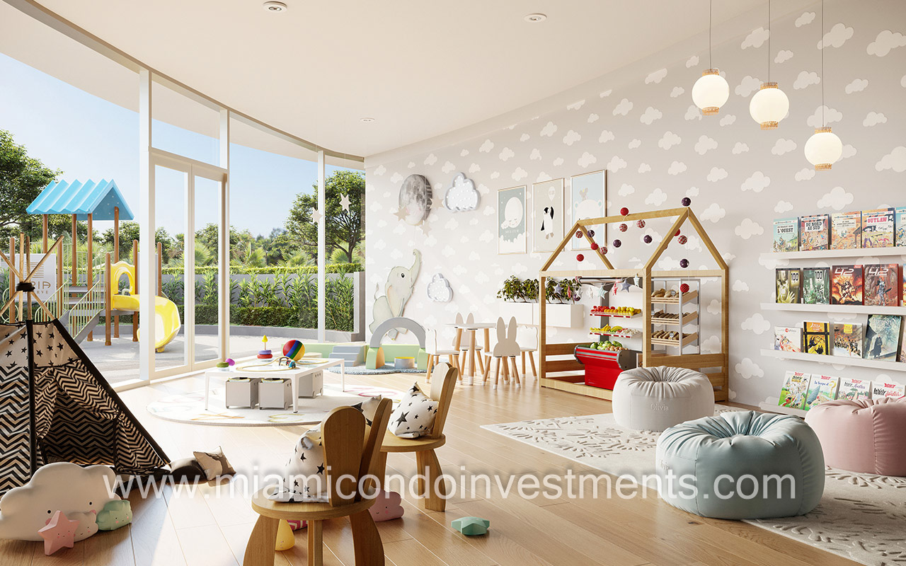 Aria Reserve Miami kids playroom