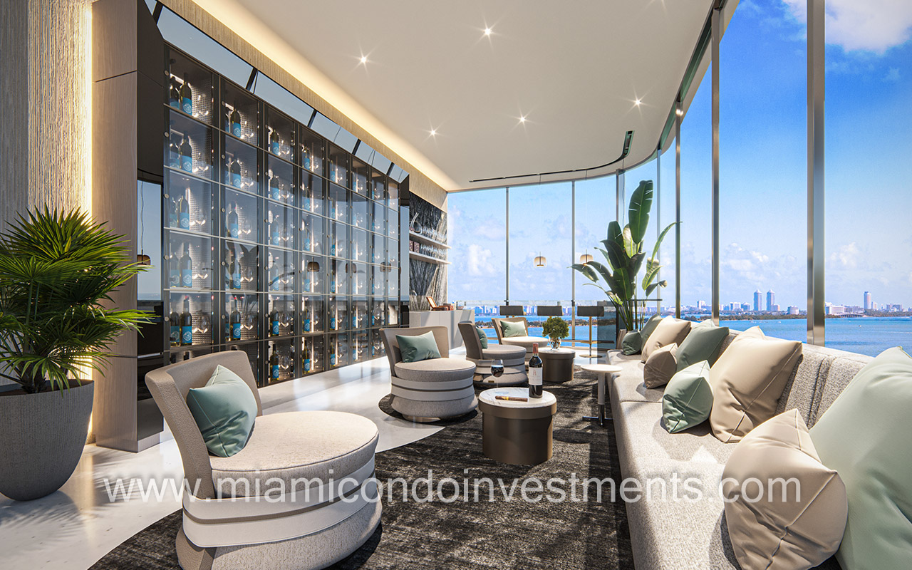 Aria Reserve Miami private wine cellar room