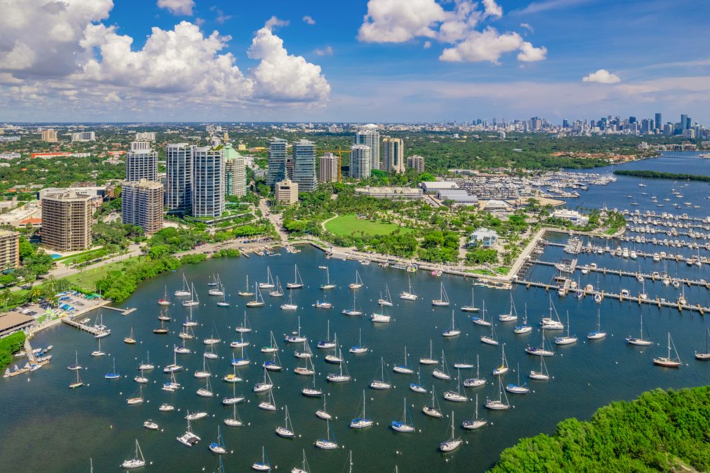 Coconut Grove, Regatta Park, and Dinner Key Marina