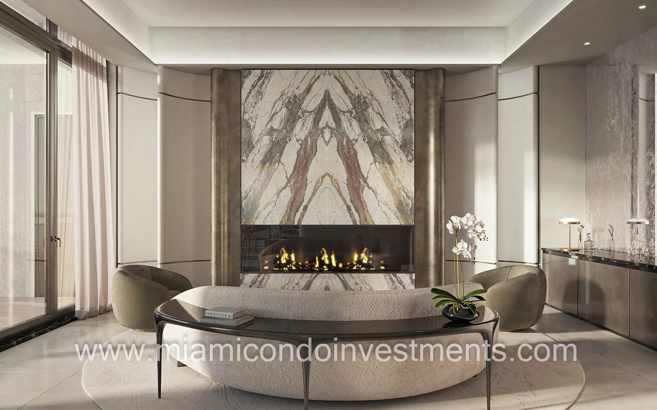 Great Room in Residents Lounge at Tula Residences