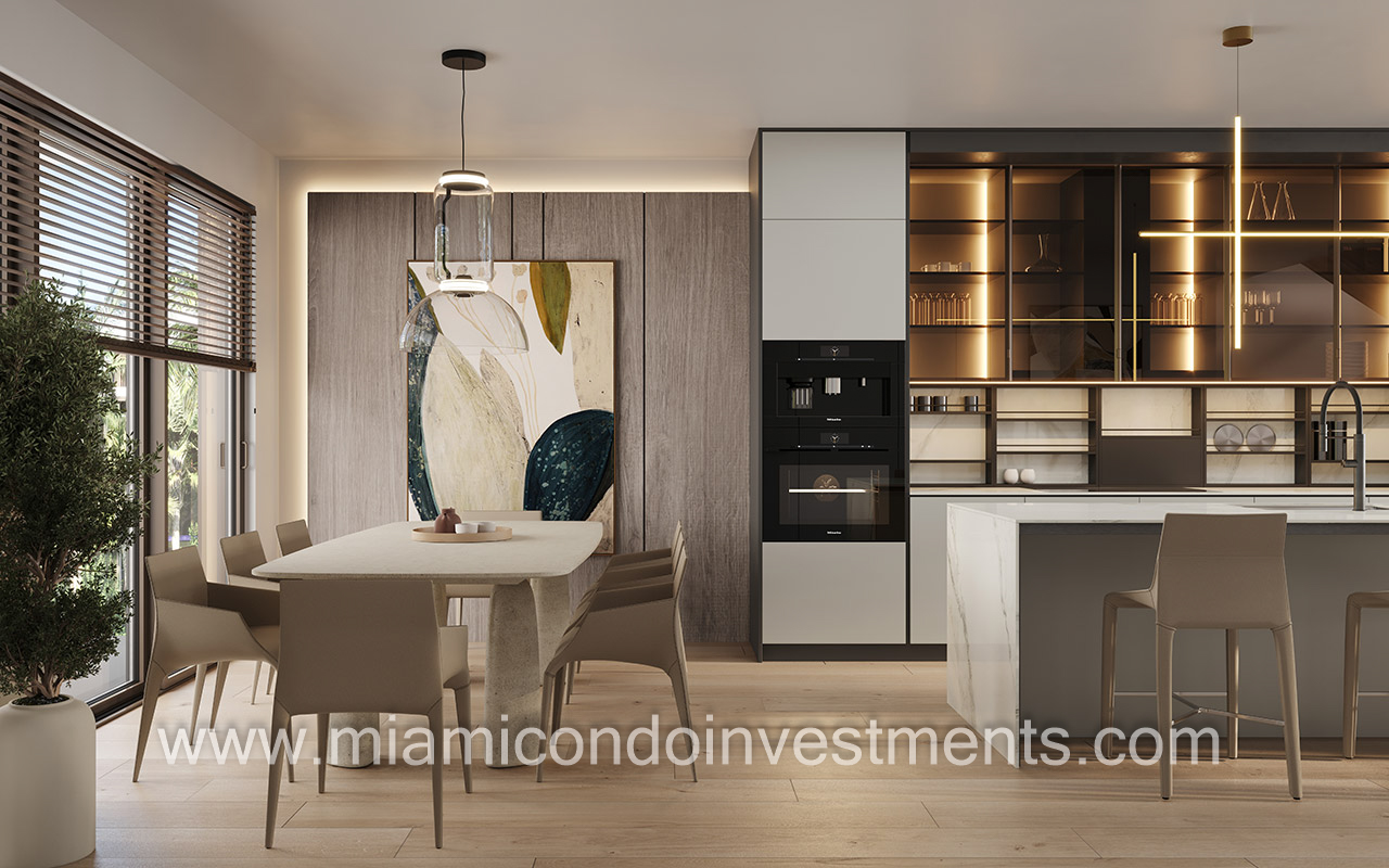 Villa 17 dining kitchen option 1