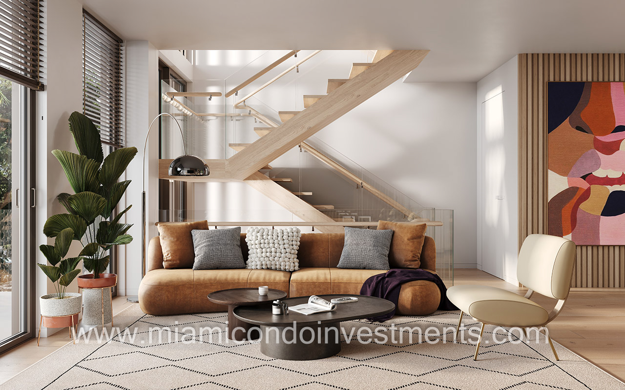 living room staircase option 2