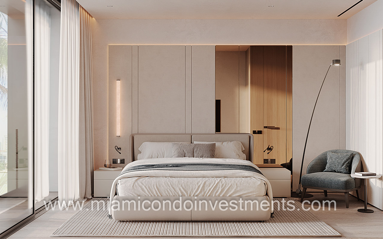 furnished primary bedroom option 2