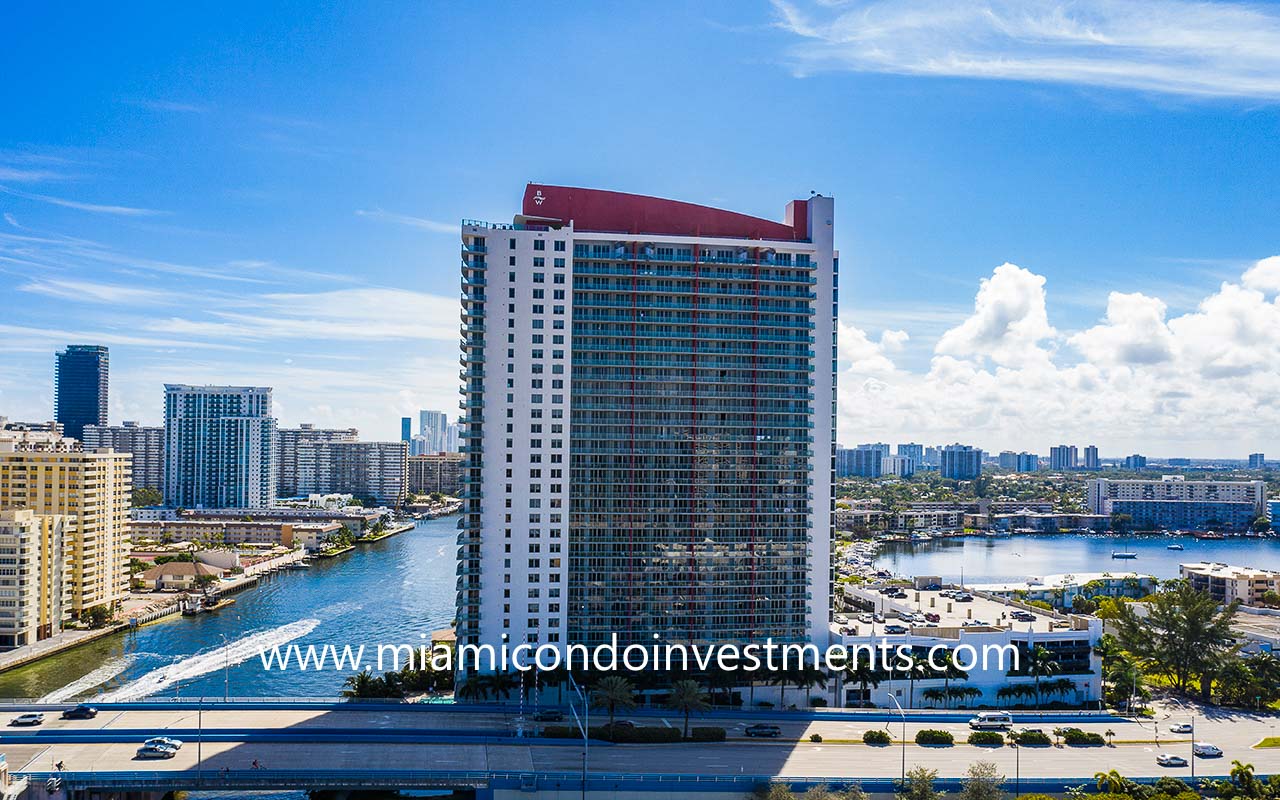 Beachwalk waterfront building in Hallandale