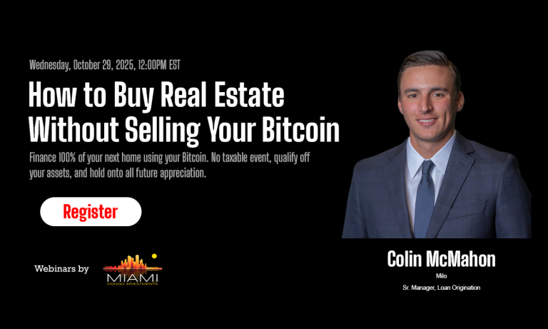 Webinar How to Buy Real Estate Without Selling Your Bitcoin