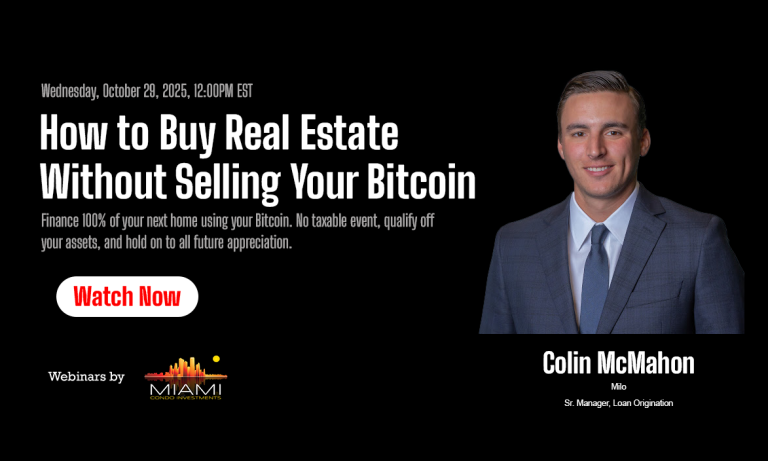 Webinar How to Buy Real Estate Without Selling Your Bitcoin