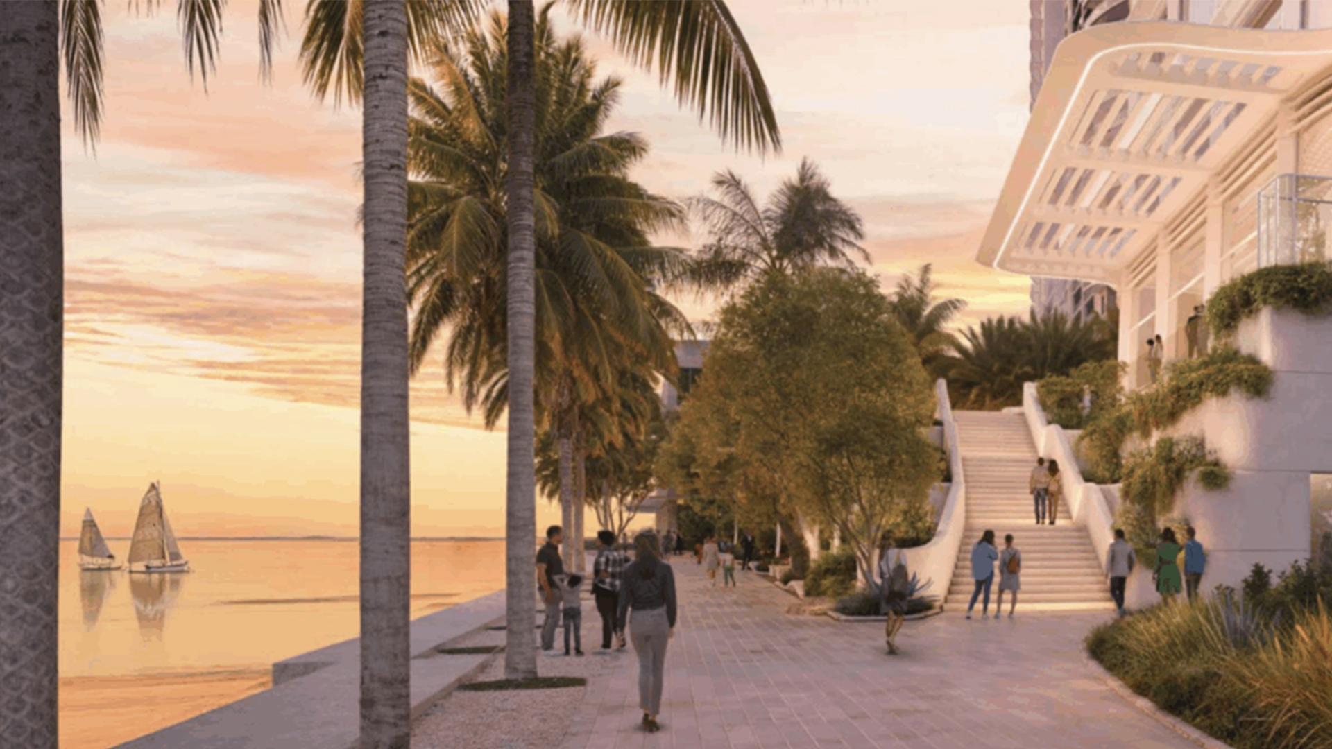 baywalk east of Citadel HQ Tower