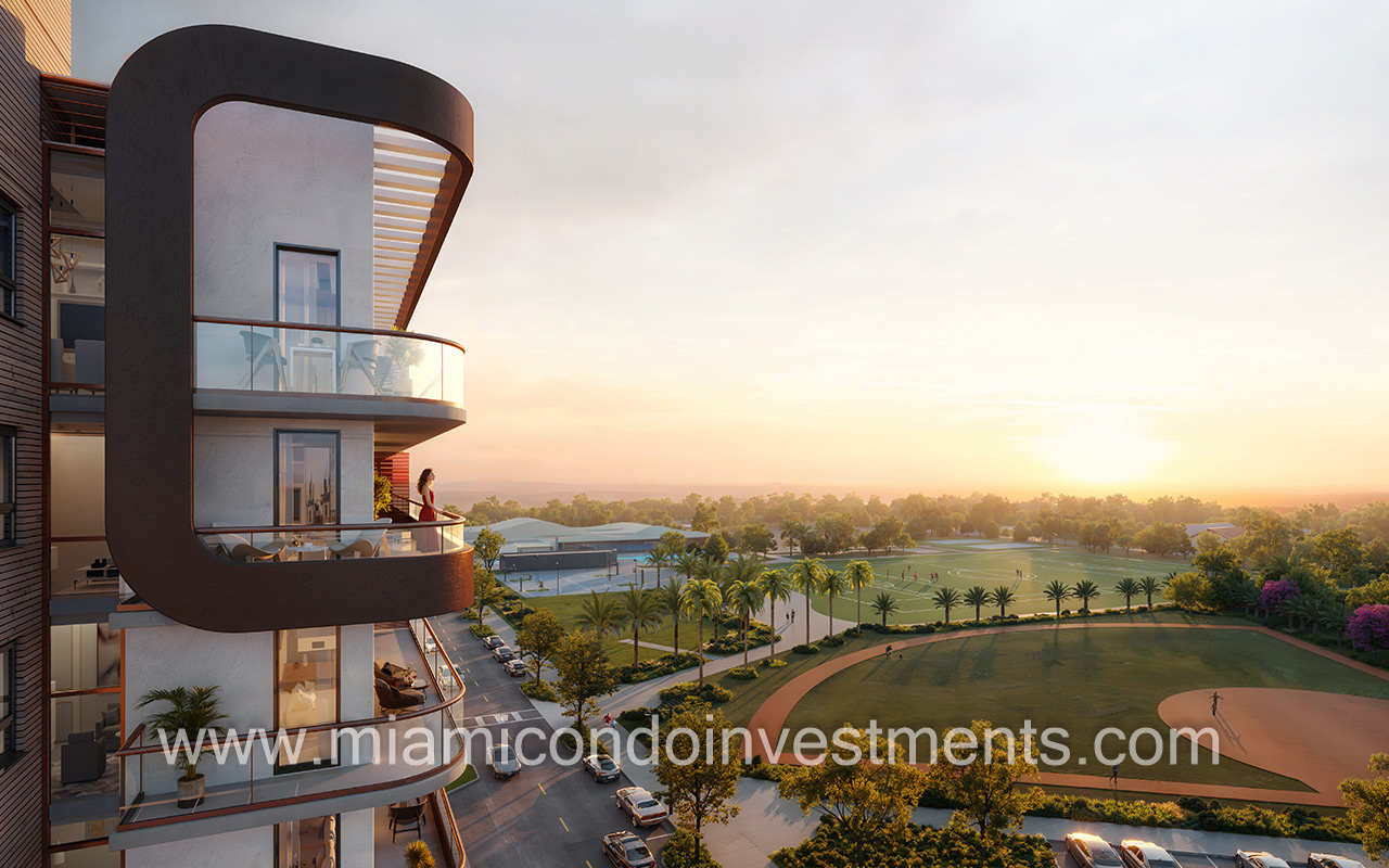 views from Seven Park condos
