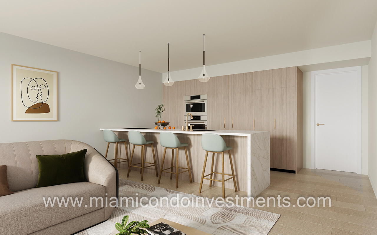 Seven Park kitchen