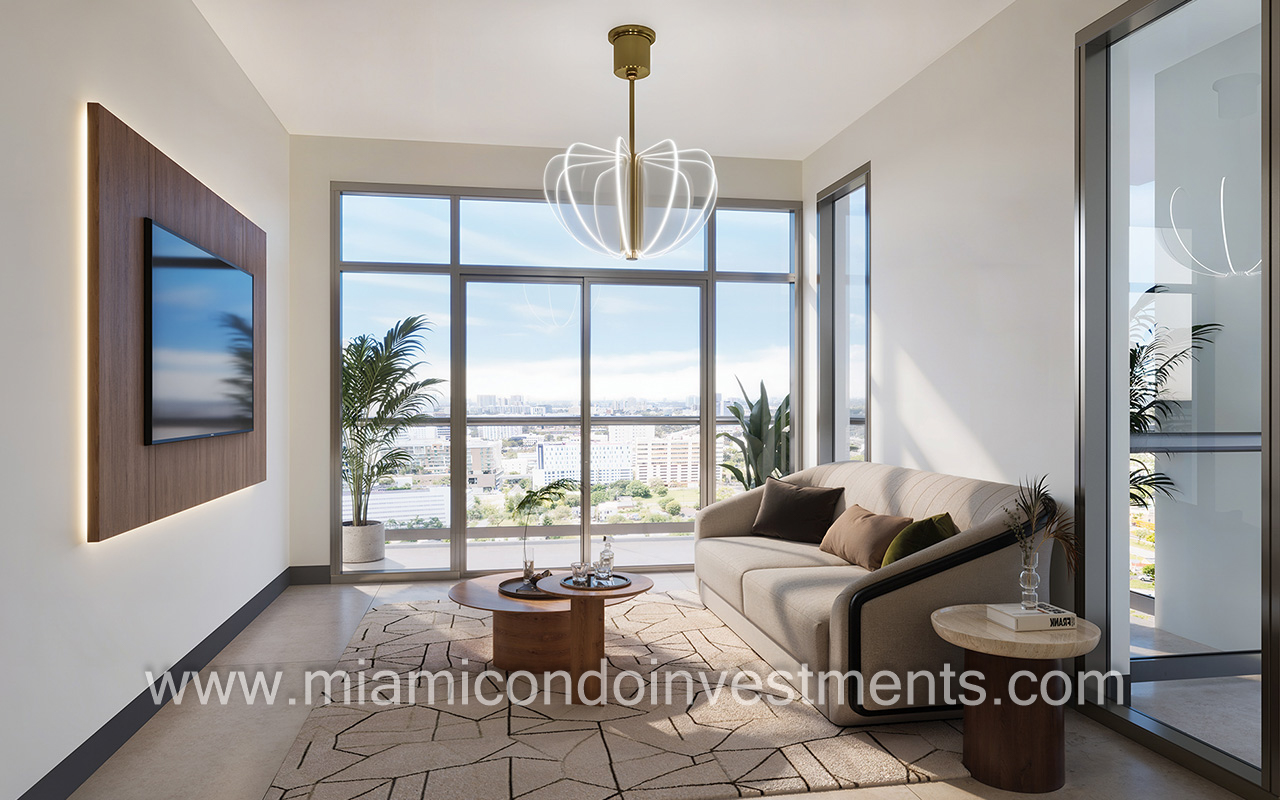 Seven Park view from living room