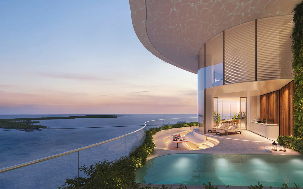 619 Brickell condo residence with private pool