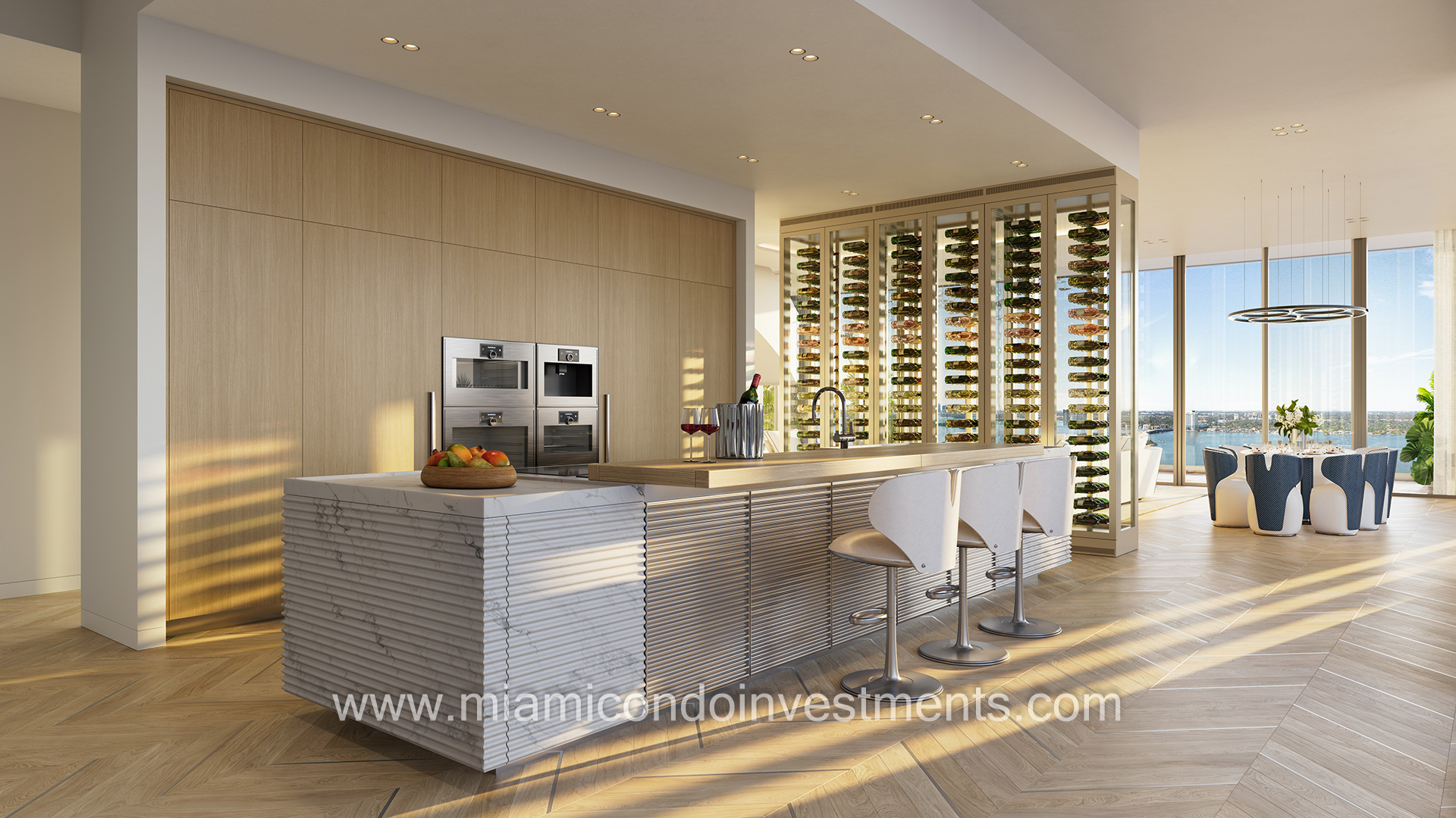 Pagani Residences duplex penthouse kitchen