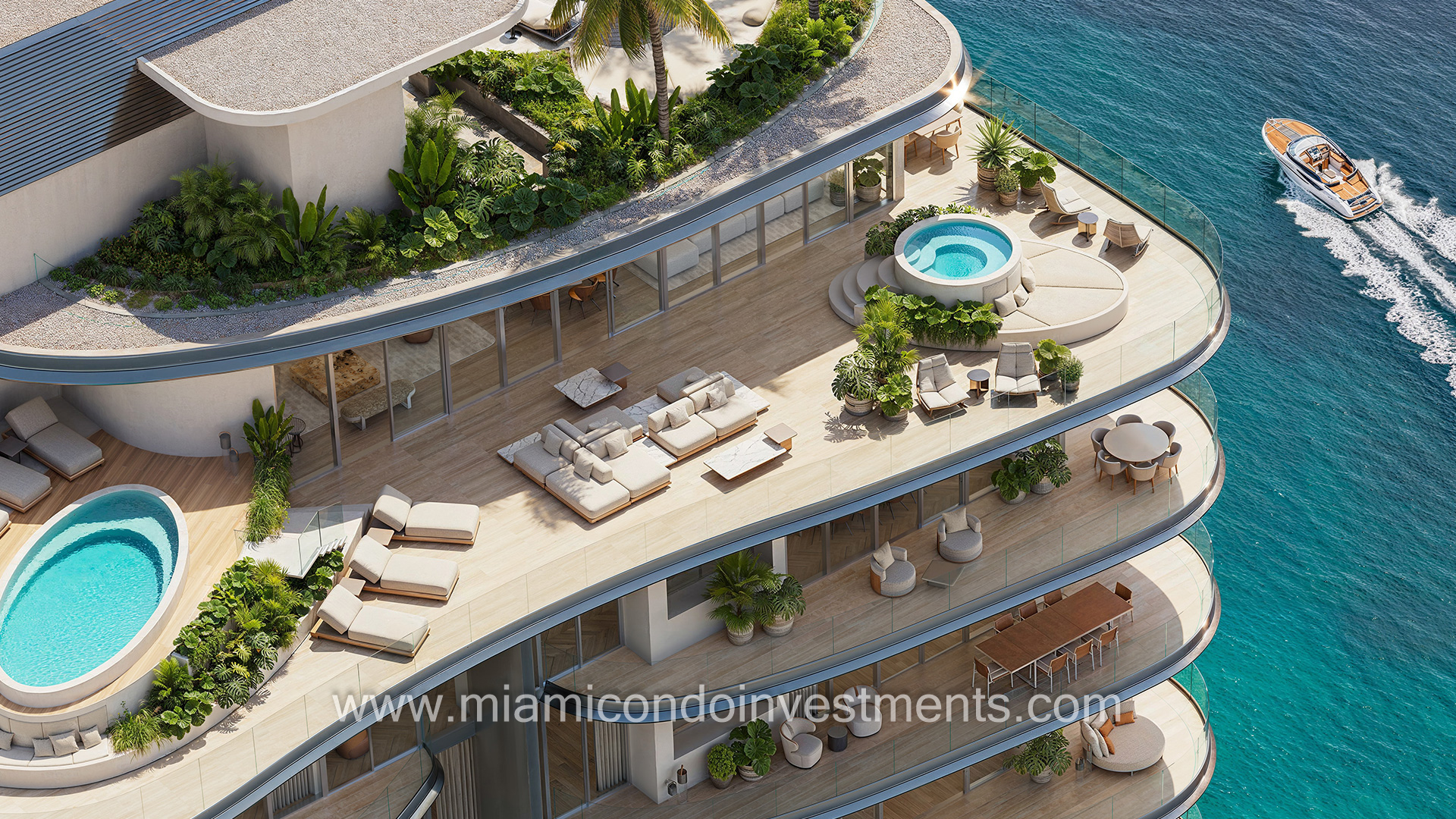 Pagani Residences duplex penthouse rooftop pool