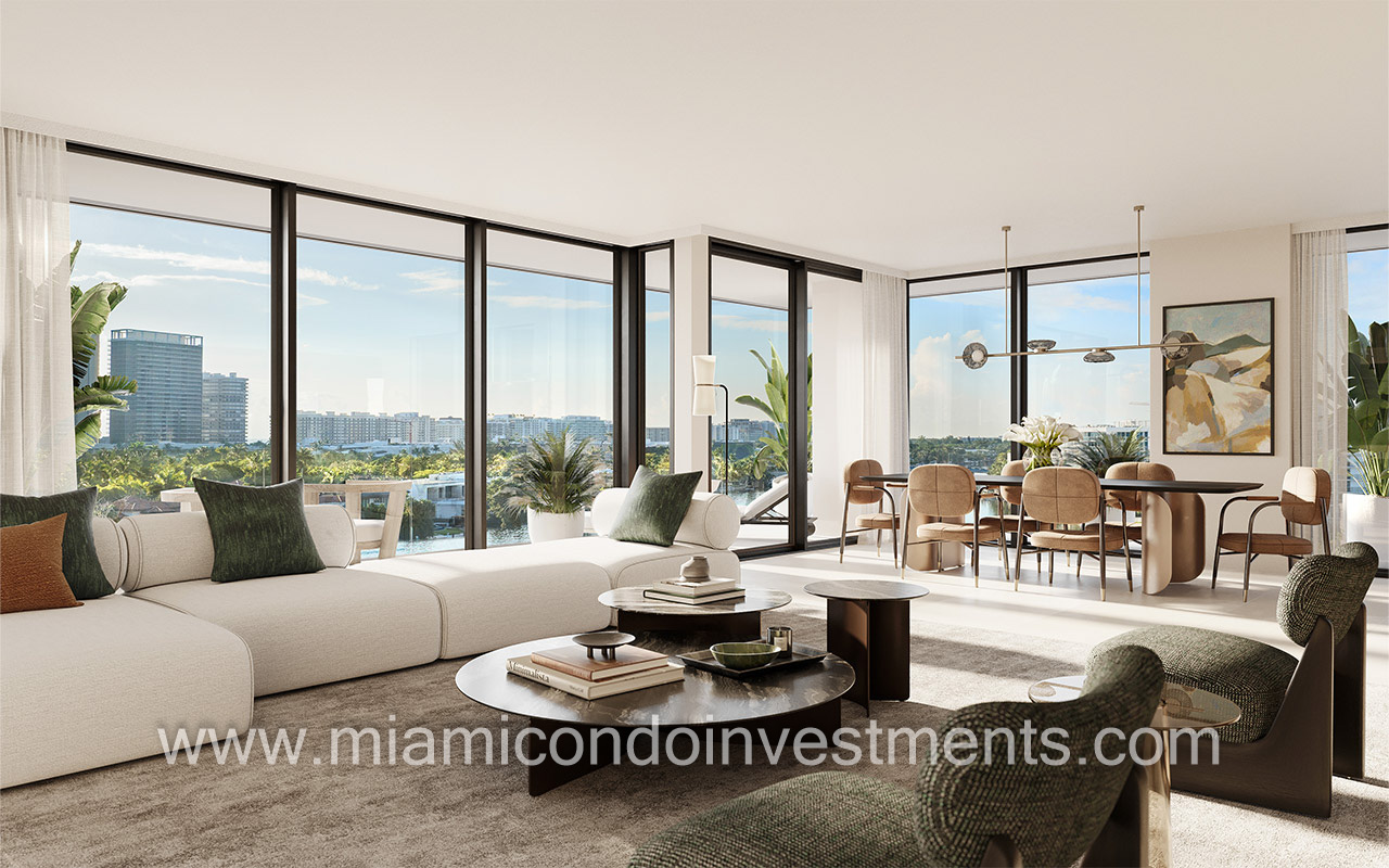 Bay Harbor Towers living room