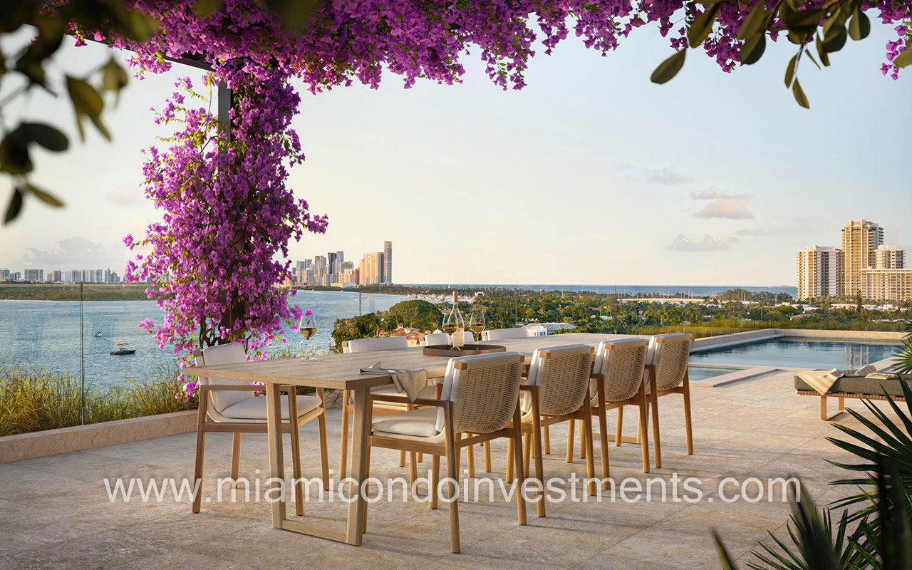 Bay Harbor Towers rooftop pool deck