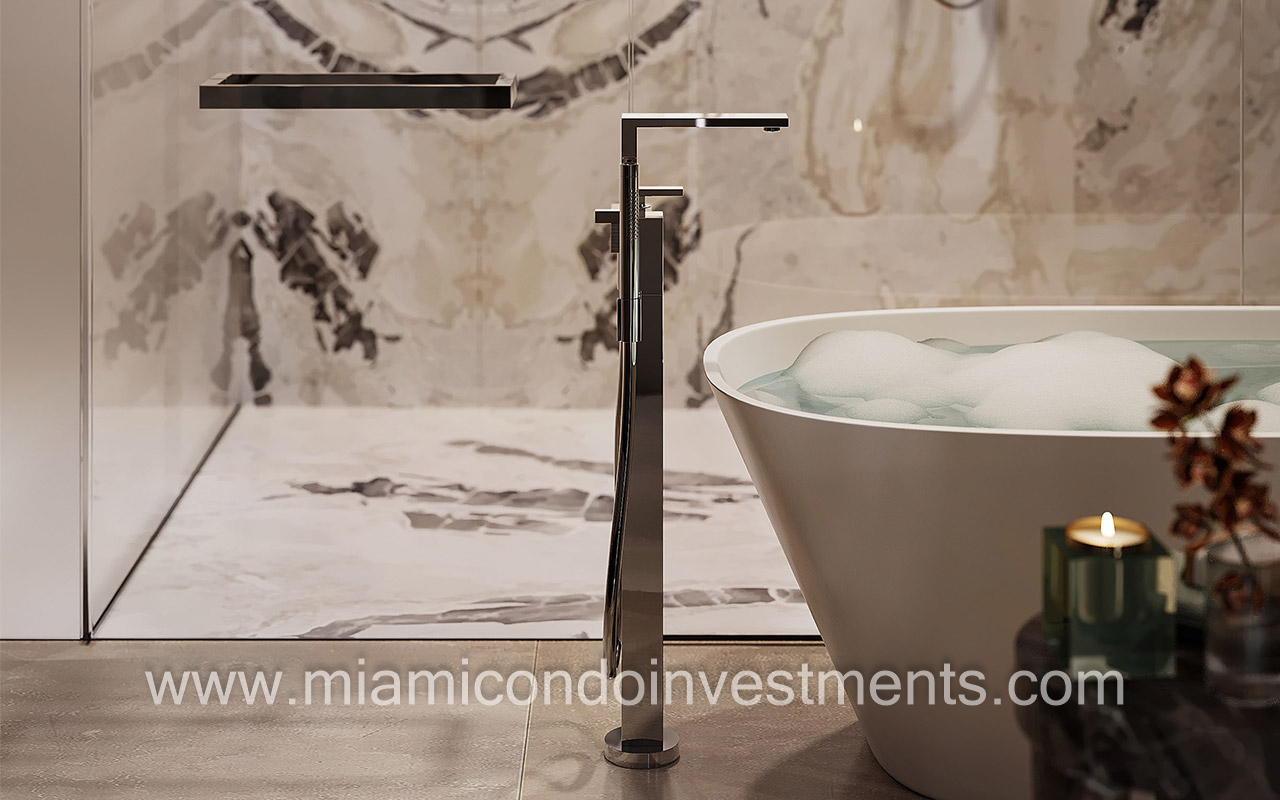 Bay Harbor Towers primary bathroom finishes