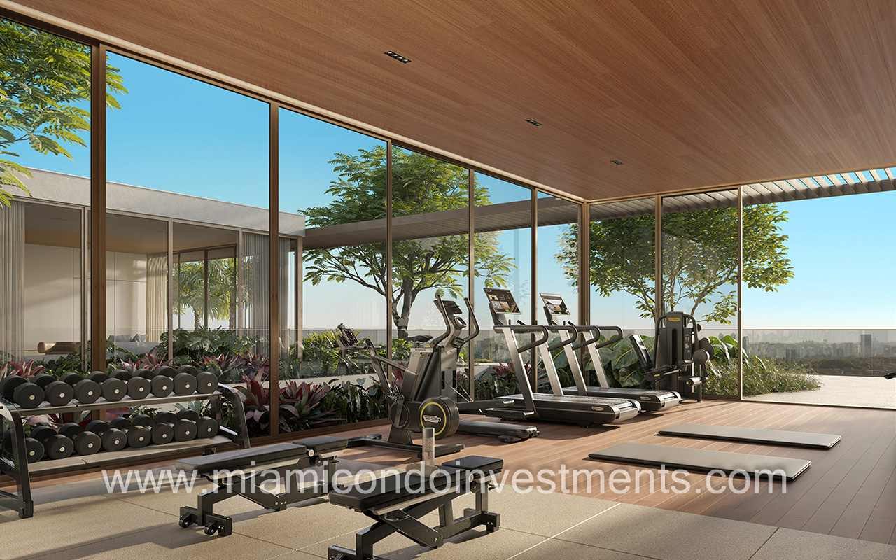 gym at Colette Residences