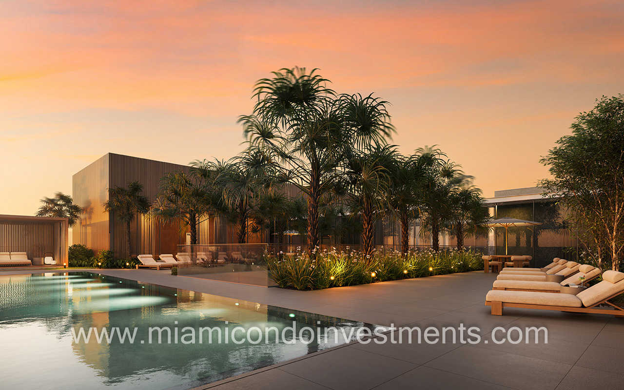 Colette Residences rooftop pool deck