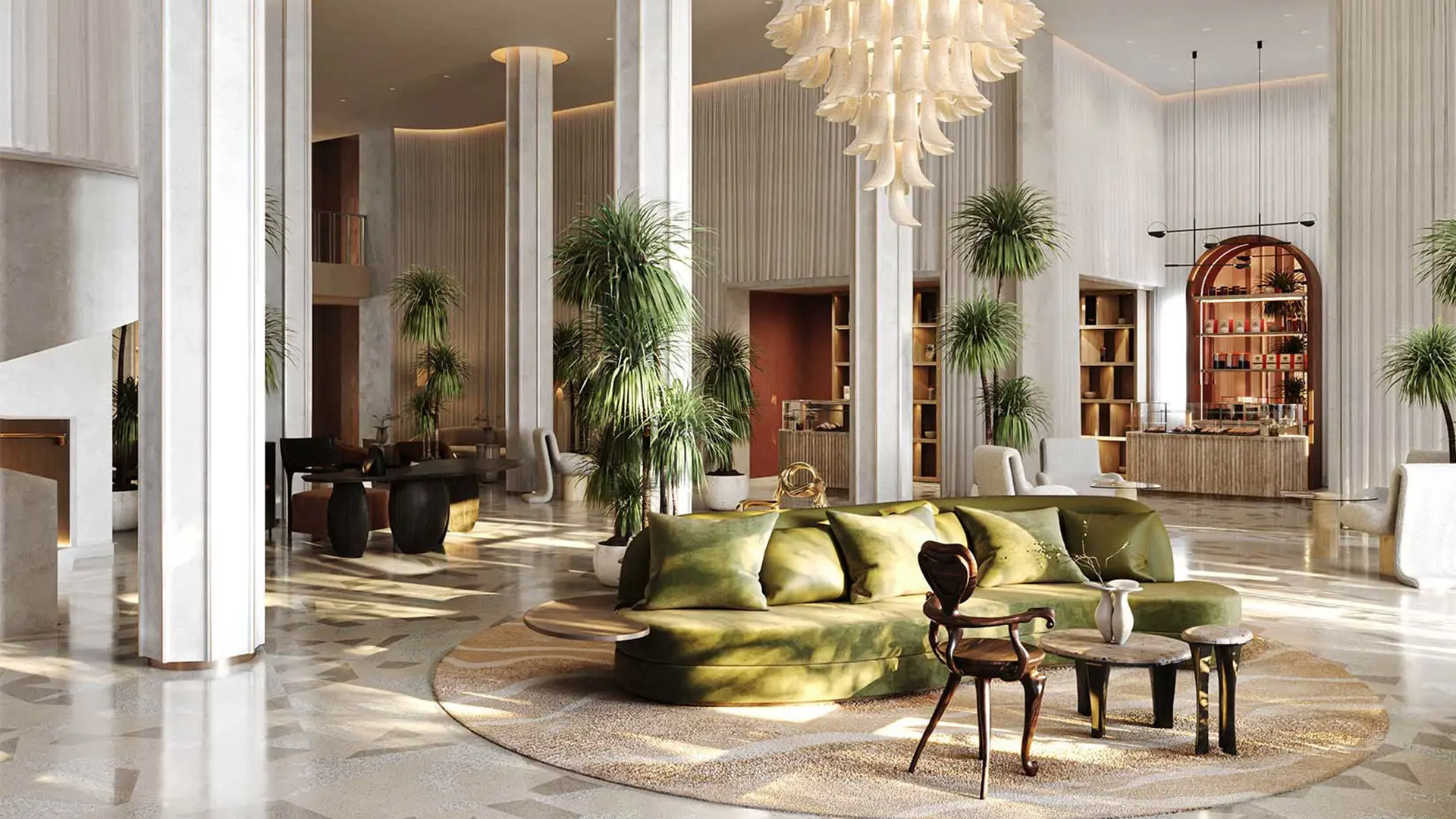 Delano Hotel lobby in South Beach